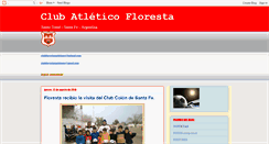 Desktop Screenshot of clubatleticofloresta.blogspot.com