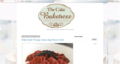 Desktop Screenshot of cakebaketress.blogspot.com