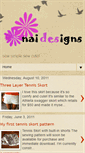 Mobile Screenshot of naidesigns.blogspot.com