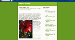 Desktop Screenshot of belizelogblog.blogspot.com