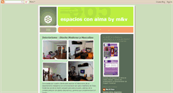 Desktop Screenshot of espaciosconalma.blogspot.com