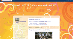 Desktop Screenshot of escuela527abanderadograndoliderosario.blogspot.com