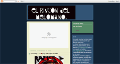 Desktop Screenshot of elrincondelmelomano.blogspot.com