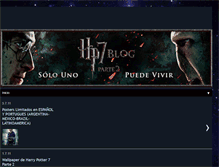 Tablet Screenshot of harrypotter7ylasreliquiasdelamuertep1.blogspot.com