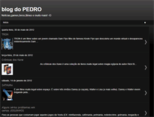 Tablet Screenshot of pedromattosblog.blogspot.com