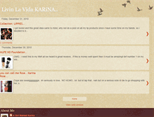 Tablet Screenshot of mylifeas-karina.blogspot.com