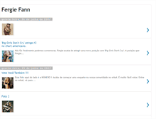 Tablet Screenshot of fergiefann.blogspot.com