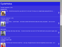 Tablet Screenshot of cycleholics.blogspot.com