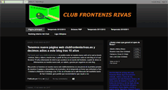 Desktop Screenshot of clubfrontenisrivas.blogspot.com