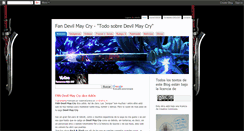 Desktop Screenshot of fandevilmaycry.blogspot.com