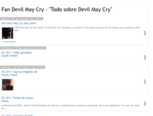Tablet Screenshot of fandevilmaycry.blogspot.com