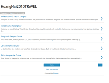 Tablet Screenshot of hoanghai2010travel.blogspot.com