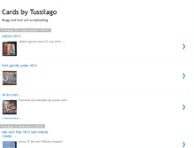Tablet Screenshot of cardsbytussilago.blogspot.com
