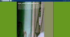 Desktop Screenshot of juallampugantungantik-roni.blogspot.com