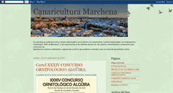 Desktop Screenshot of canariculturamarchena.blogspot.com