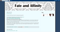 Desktop Screenshot of fate-and-affinity.blogspot.com