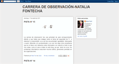 Desktop Screenshot of carreradeobservacionnataliafontecha.blogspot.com
