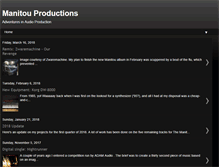 Tablet Screenshot of manitouproductions.blogspot.com