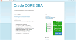 Desktop Screenshot of oracle-dba-for-beginners.blogspot.com