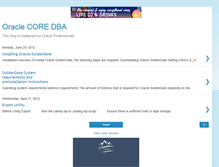 Tablet Screenshot of oracle-dba-for-beginners.blogspot.com