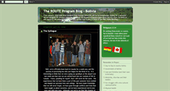 Desktop Screenshot of onroutebolivia.blogspot.com