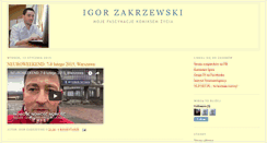 Desktop Screenshot of igorzakrzewski.blogspot.com