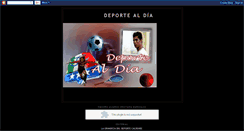 Desktop Screenshot of deportealdiawomtv.blogspot.com