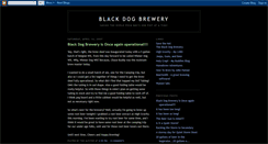 Desktop Screenshot of blackdogbrewery.blogspot.com