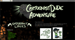 Desktop Screenshot of cartoonistdude.blogspot.com