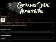 Tablet Screenshot of cartoonistdude.blogspot.com