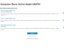 Tablet Screenshot of modal-gratis-tis.blogspot.com