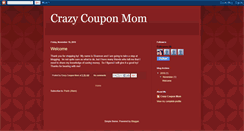 Desktop Screenshot of crazycouponmom.blogspot.com