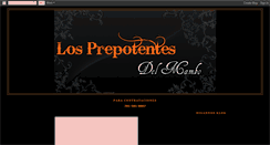 Desktop Screenshot of losprepotentesdelmambo.blogspot.com