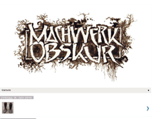 Tablet Screenshot of machwerk-obskur.blogspot.com