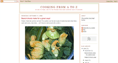 Desktop Screenshot of cookingfromatoz.blogspot.com