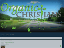 Tablet Screenshot of organicchristians.blogspot.com