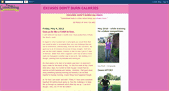 Desktop Screenshot of excusesdontburncalories.blogspot.com