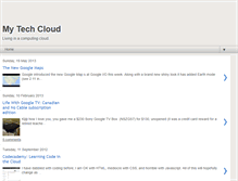 Tablet Screenshot of mytechcloud.blogspot.com