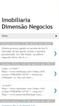 Mobile Screenshot of imobiliariadimensaonegocios.blogspot.com