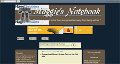 Desktop Screenshot of maggiesnotebook.blogspot.com