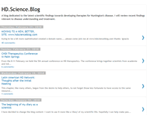 Tablet Screenshot of hdscienceblog.blogspot.com