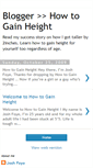 Mobile Screenshot of howtogainheight.blogspot.com