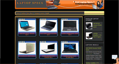 Desktop Screenshot of laptopsspecs.blogspot.com
