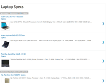 Tablet Screenshot of laptopsspecs.blogspot.com