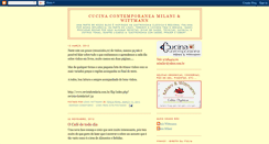 Desktop Screenshot of cucinacontemporanea.blogspot.com