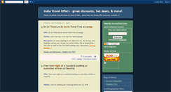 Desktop Screenshot of indiatraveloffers.blogspot.com