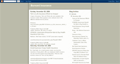 Desktop Screenshot of burnardinsurance.blogspot.com