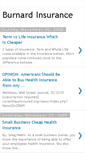 Mobile Screenshot of burnardinsurance.blogspot.com