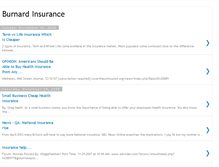 Tablet Screenshot of burnardinsurance.blogspot.com