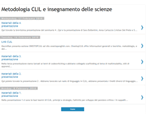 Tablet Screenshot of linguaescienze.blogspot.com